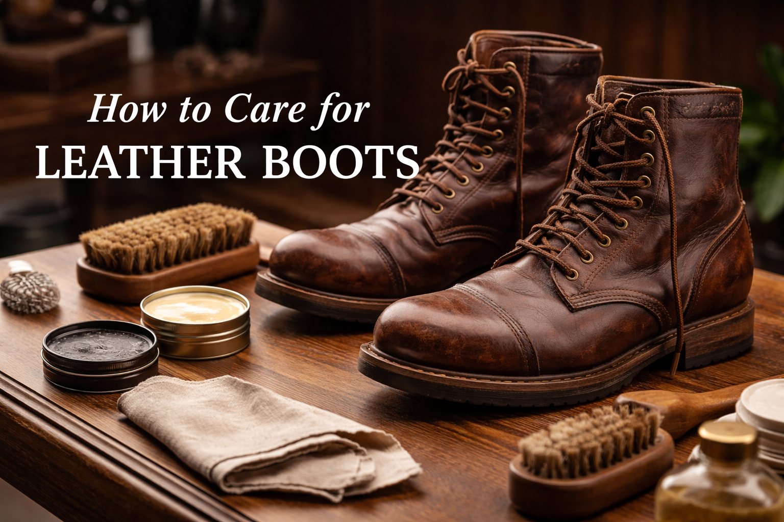 How to Care for Leather Boots