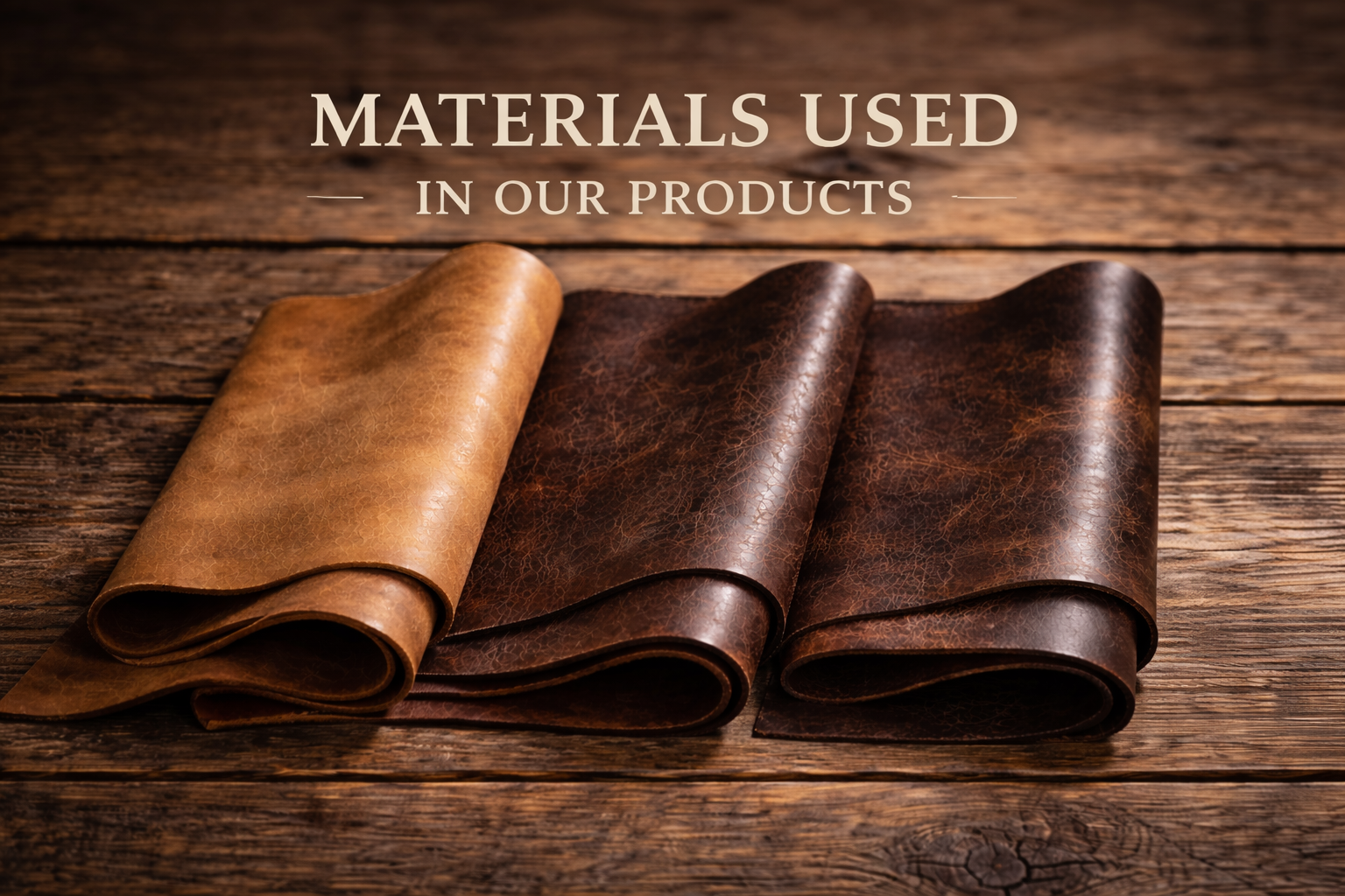 Materials Used in Our Products