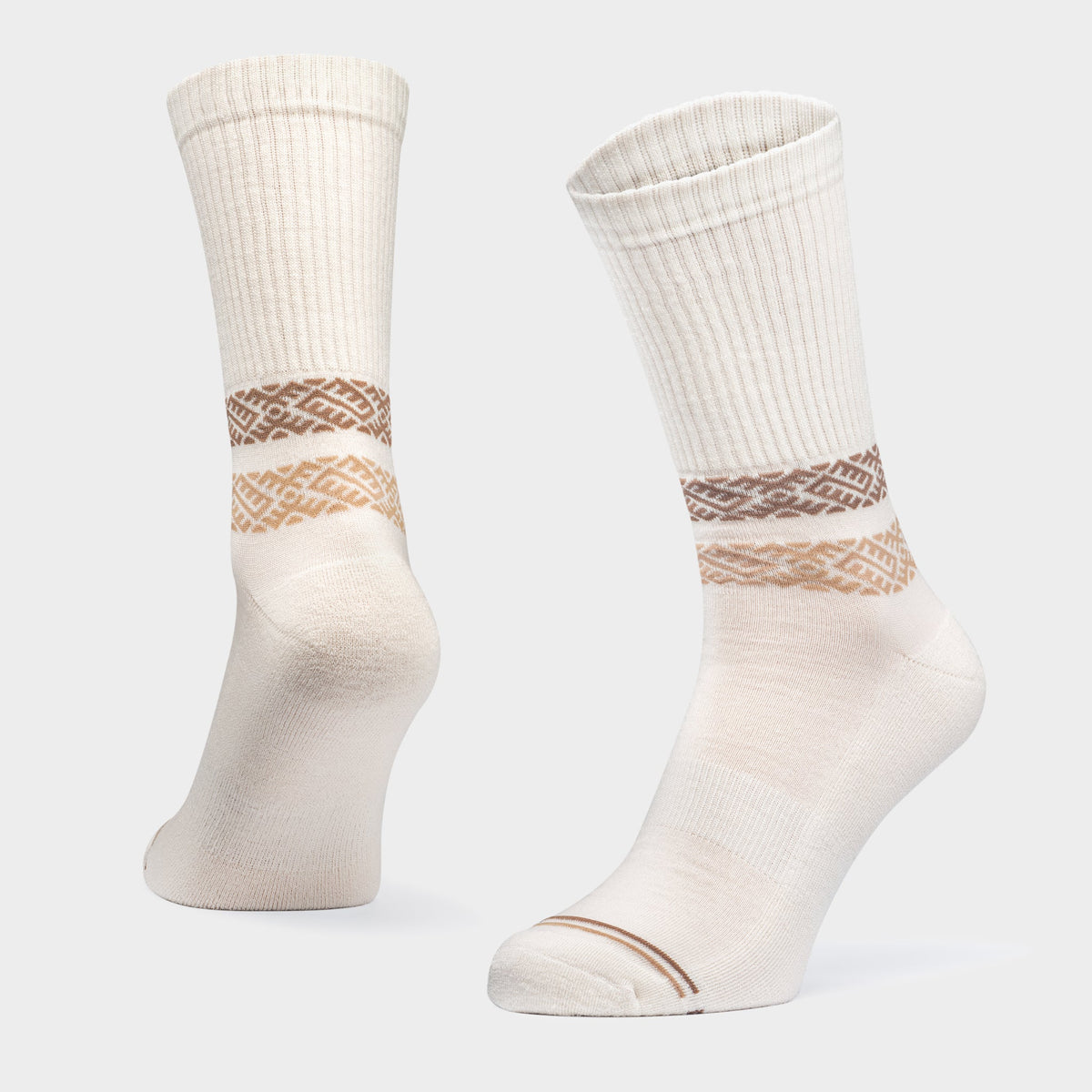 Everyday Merino Wool Socks, Unisex - White 