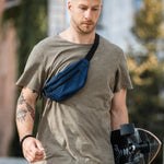 Classic waist bag — BLUE - Wandelaar Adventures