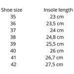 Liiva Women's Leather Sandals - Grey size chart