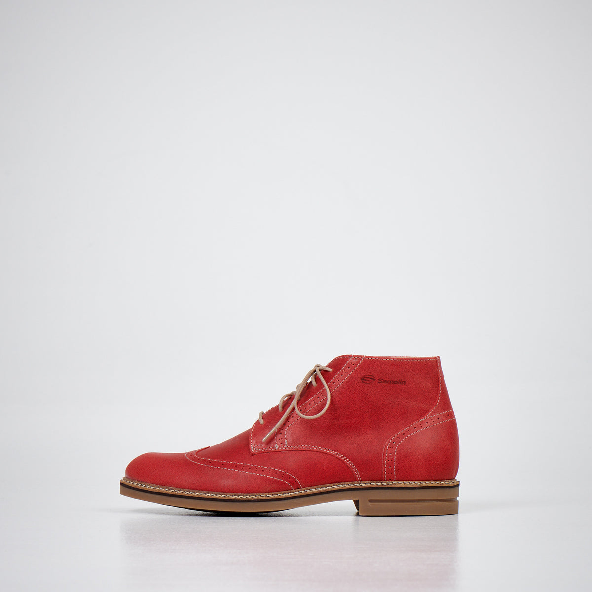 Red Ankle Boots 424 - Wandelaar Adventures