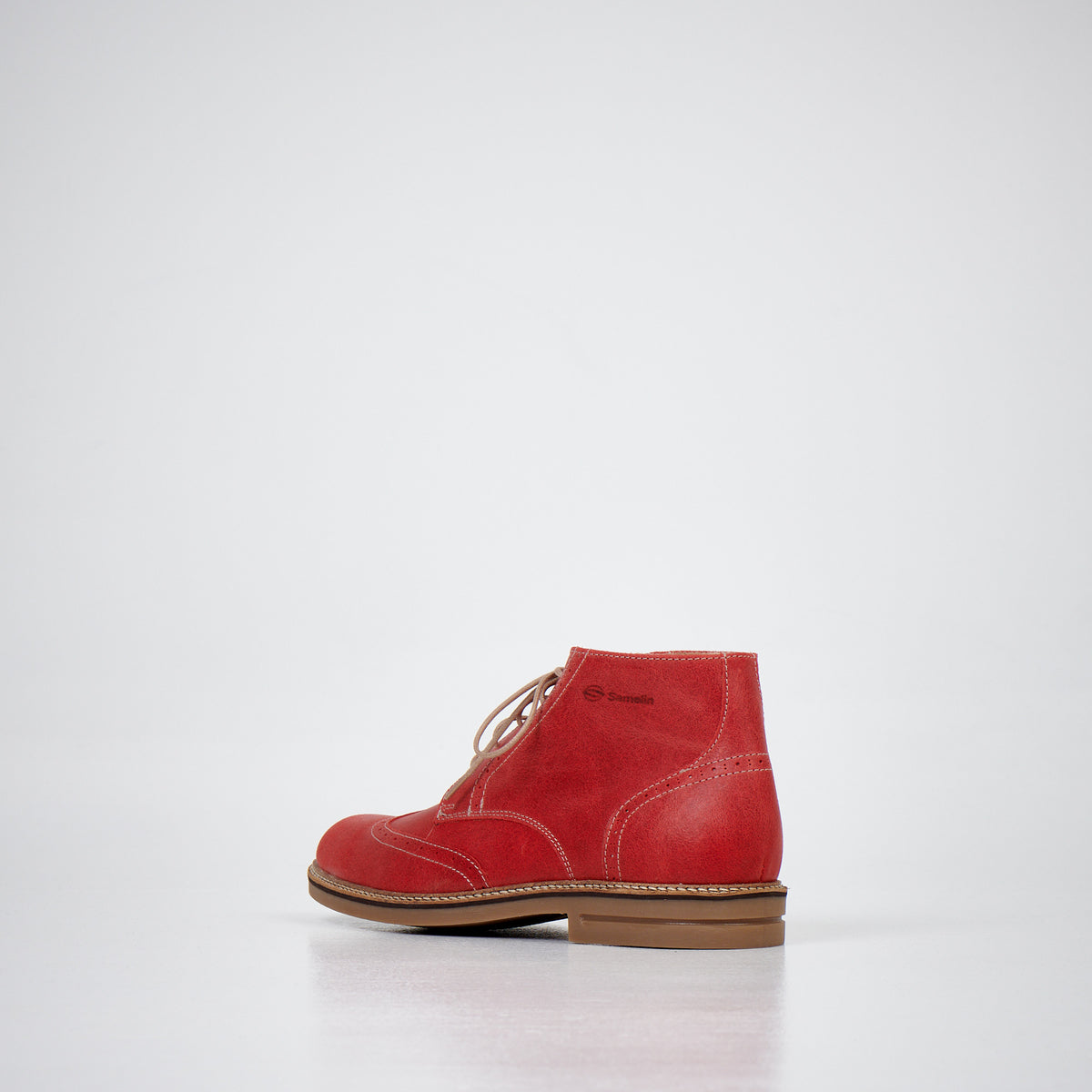 Red Ankle Boots 424 - Wandelaar Adventures