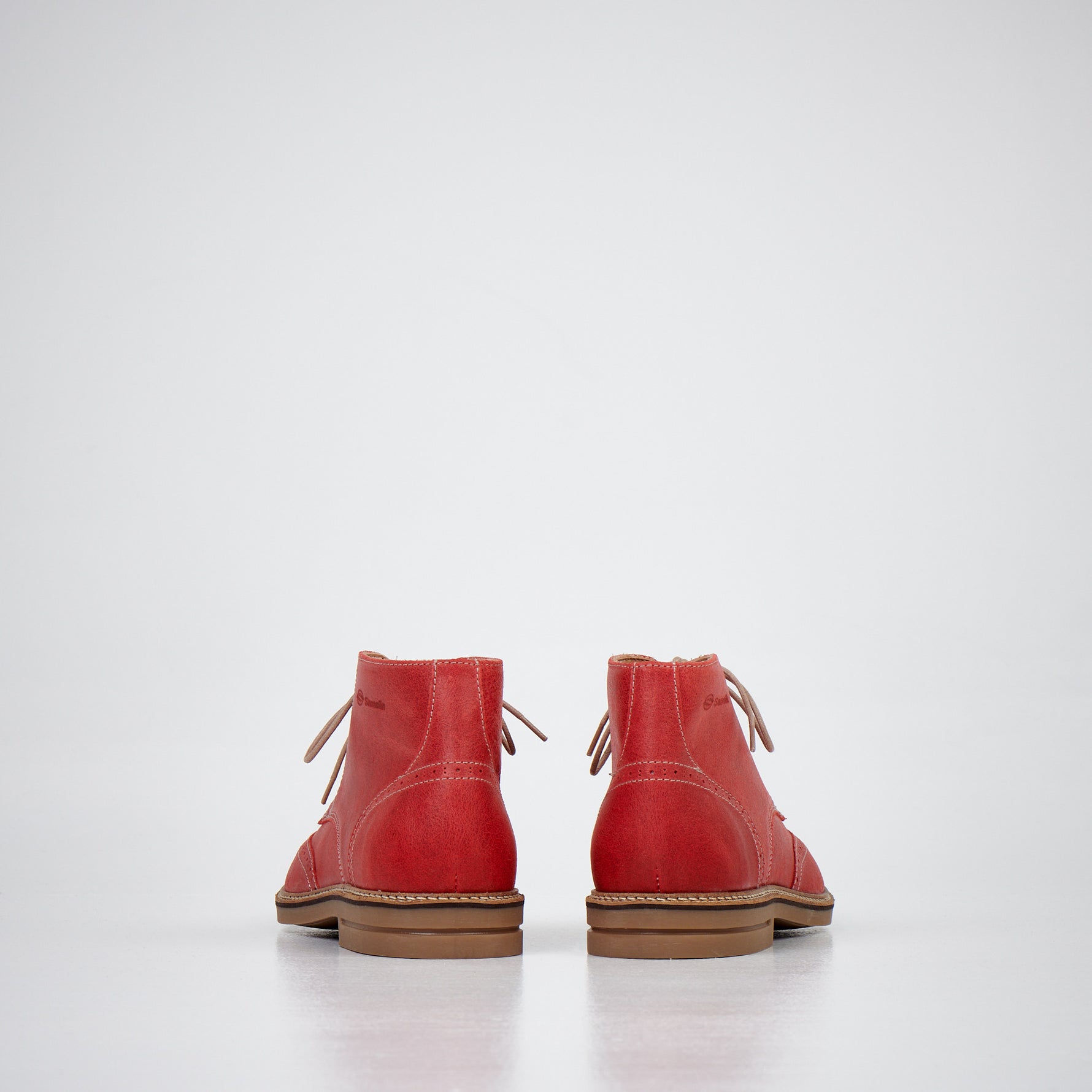 Red Ankle Boots 424 - Wandelaar Adventures