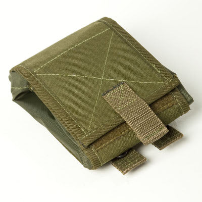 Foldable empty tray pouch, 25 cm - military green - Wandelaar Adventures