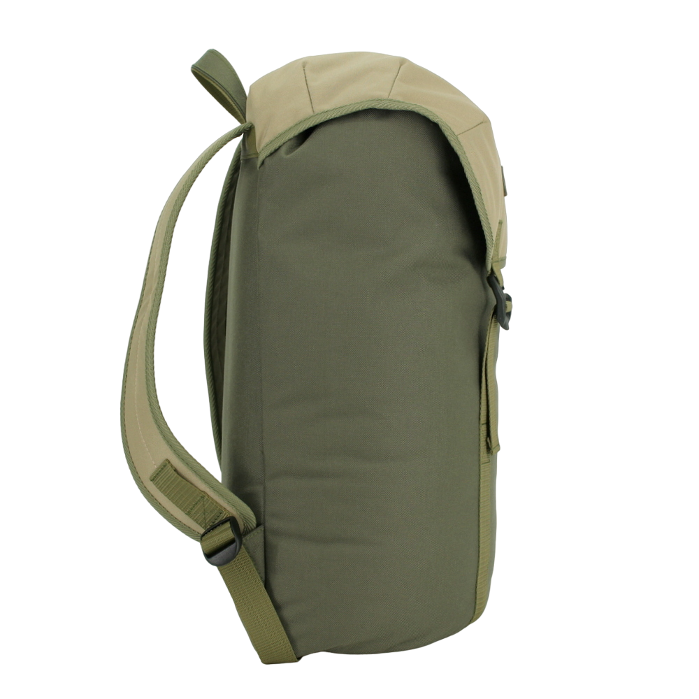 Cafe Backpack with G-hook - Khaki & Beige - Wandelaar Adventures