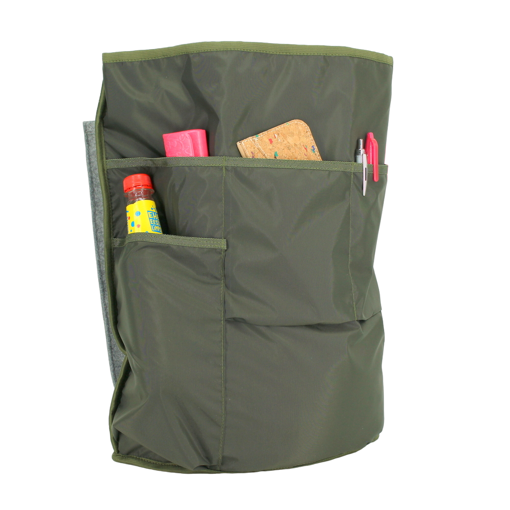 Cafe Backpack with G-hook - Khaki & Beige - Wandelaar Adventures