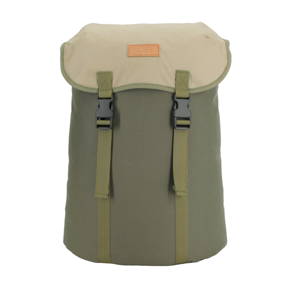 Cafe Backpack - Khaki & Beige - Wandelaar Adventures