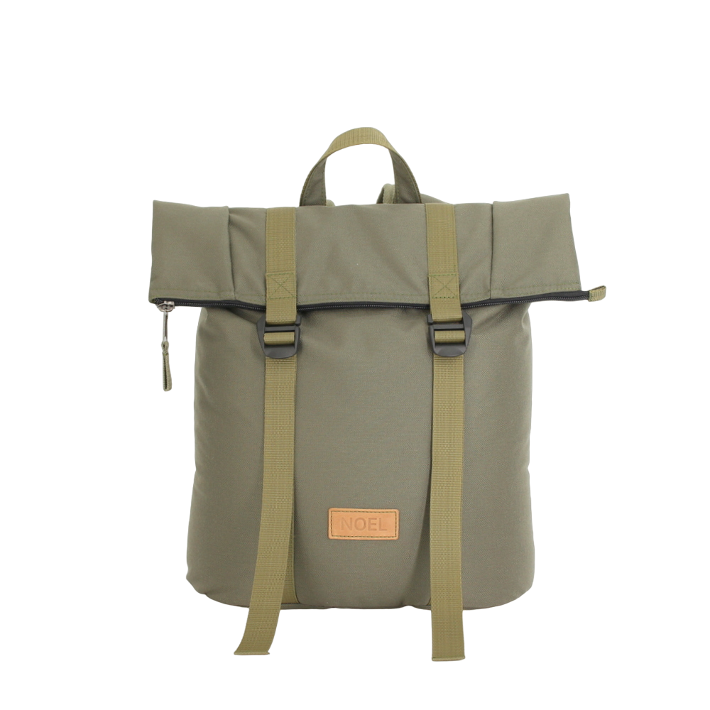 Zip Backpack with G-Hook - Khaki - Wandelaar Adventures