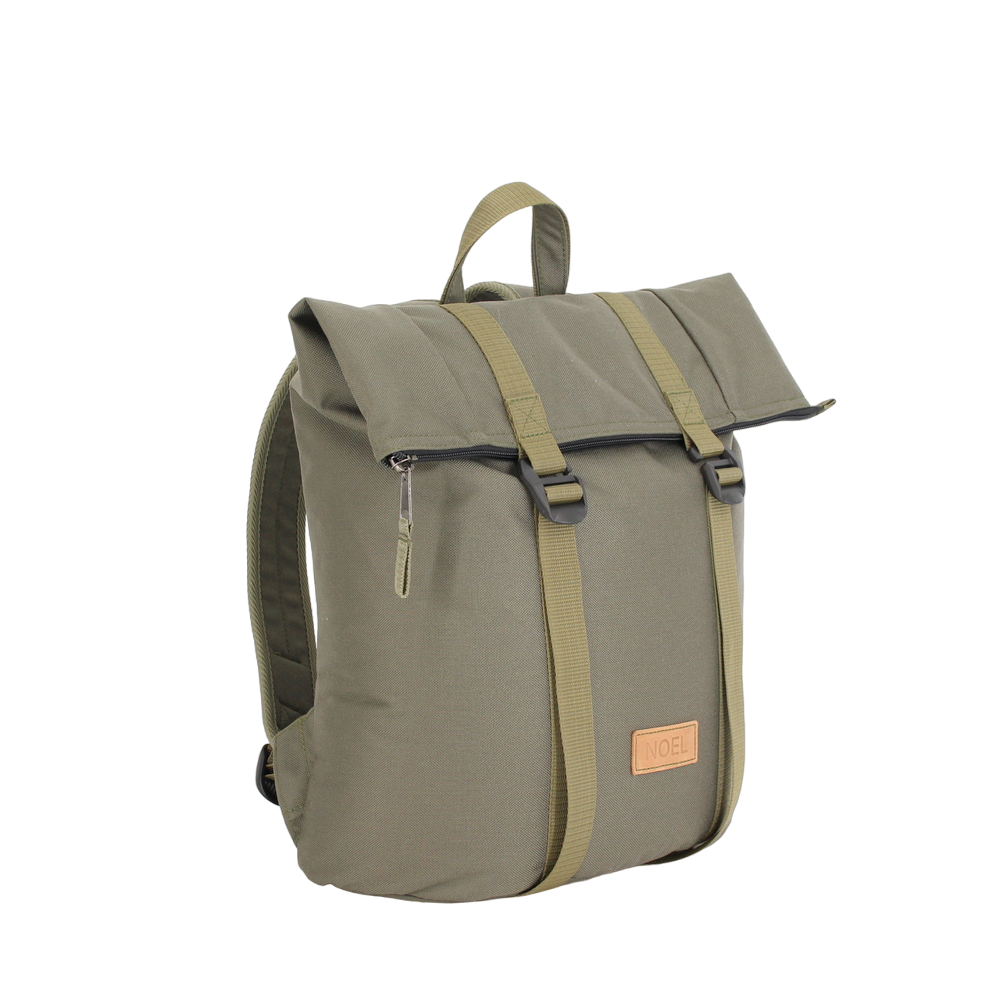 Zip Backpack with G-Hook - Khaki - Wandelaar Adventures