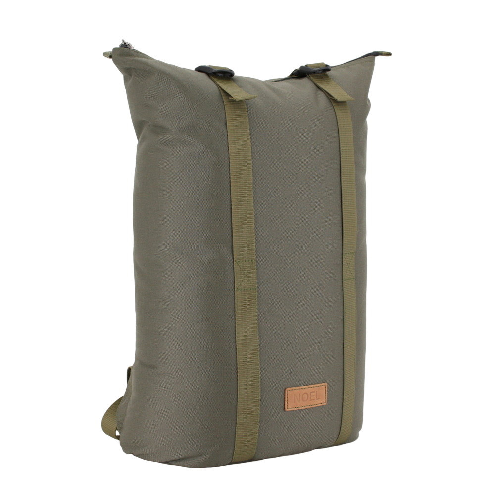 Zip Backpack with G-Hook - Khaki - Wandelaar Adventures