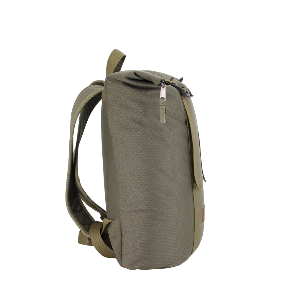 Zip Backpack with G-Hook - Khaki - Wandelaar Adventures