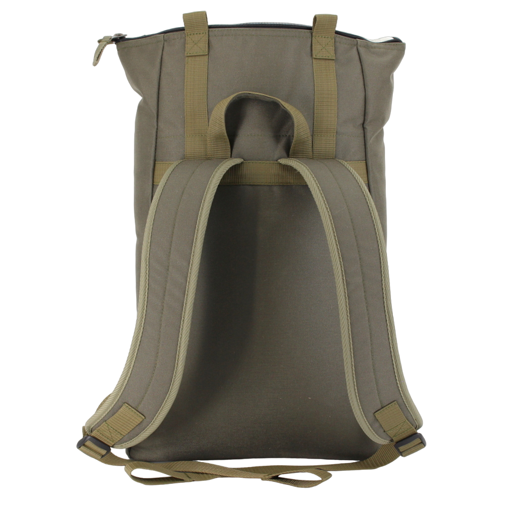 Zip Backpack with G-Hook - Khaki - Wandelaar Adventures