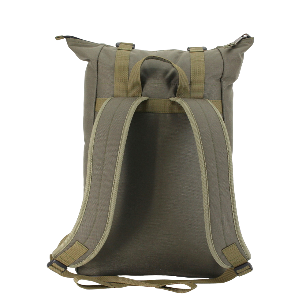 Zip Backpack with G-Hook - Khaki - Wandelaar Adventures