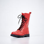 516 aka High Aviator Boots - Red - Wandelaar Adventures