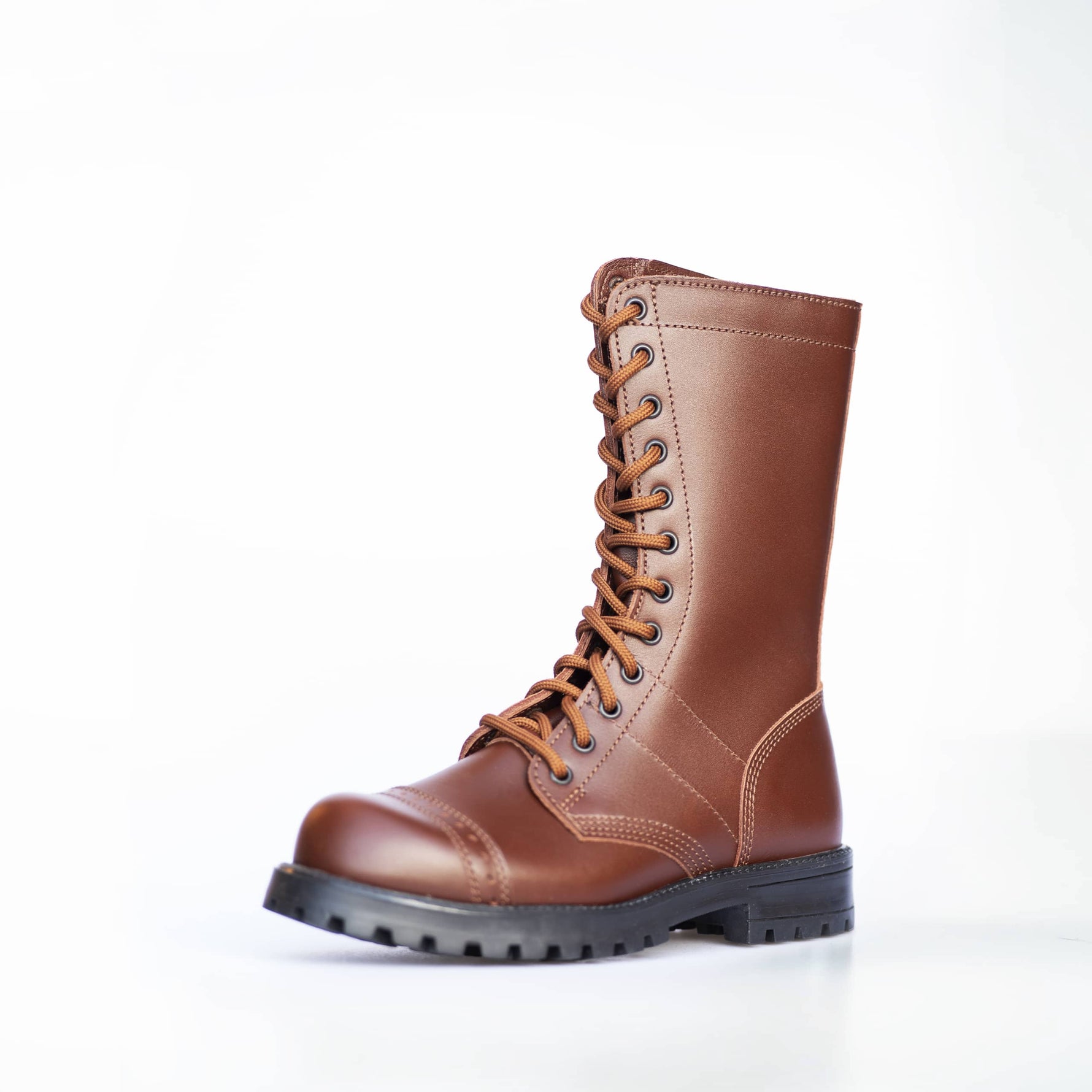 516 aka High Aviator Boots - Brown - Wandelaar Adventures